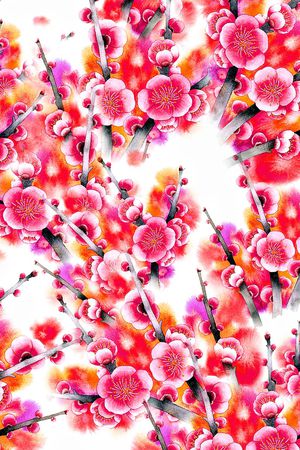 桃花印花华亿平台图片