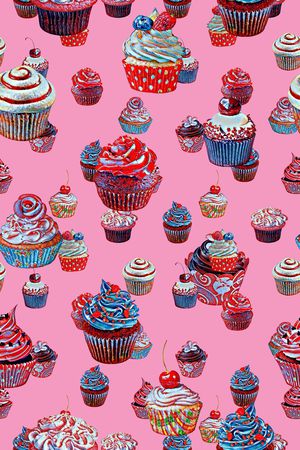 油画效果印花华亿平台图片