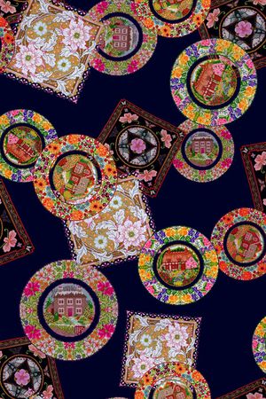 民族风印花华亿平台图片