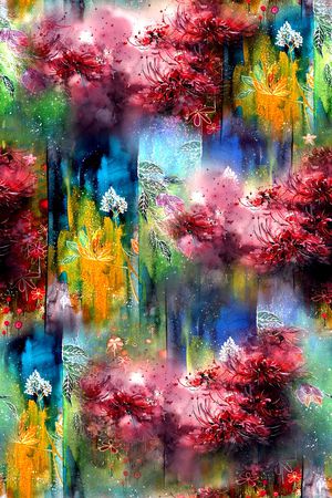 抽象印花华亿平台图片