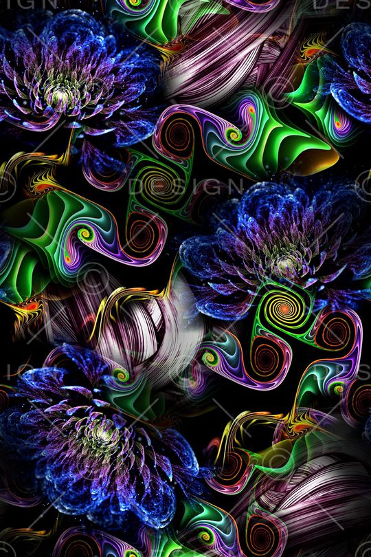 抽象印花华亿平台图片