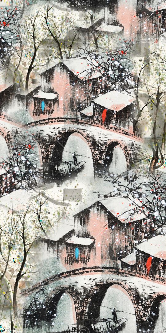 风景印花华亿平台图片