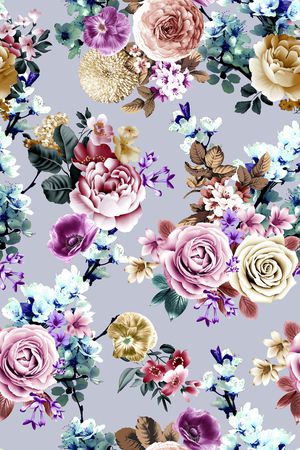 牡丹印花华亿平台图片