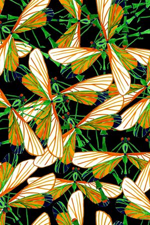 昆虫印花华亿平台图片