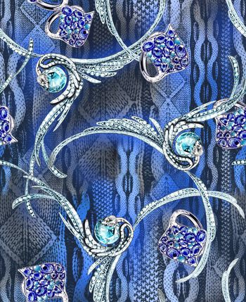 几何印花华亿平台图片