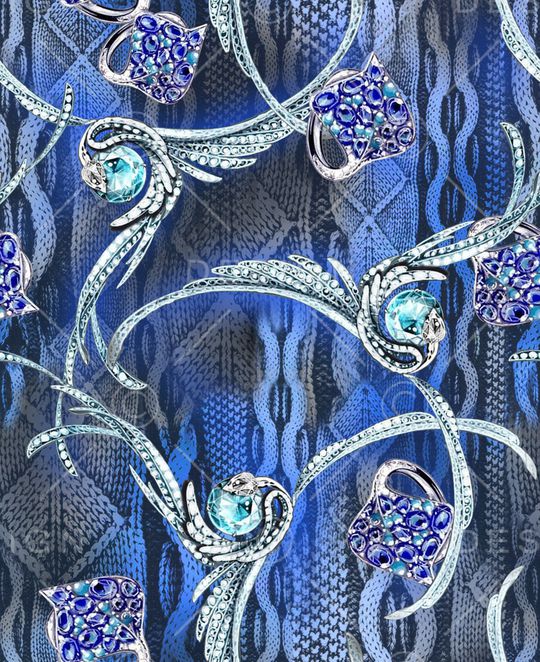 几何印花华亿平台图片