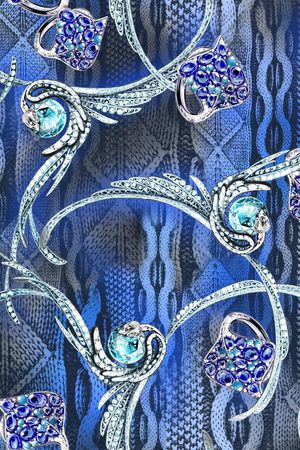 几何印花华亿平台图片