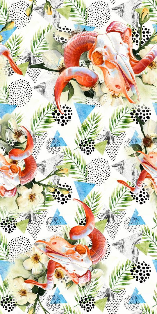 手绘印花华亿平台图片