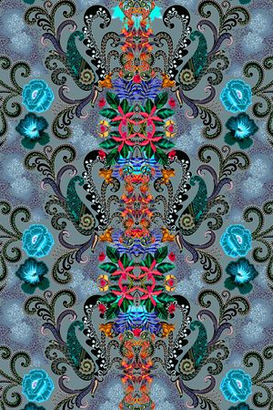 手绘印花华亿平台图片