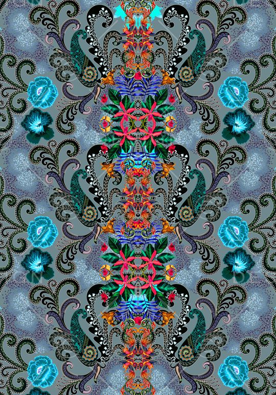 手绘印花华亿平台图片