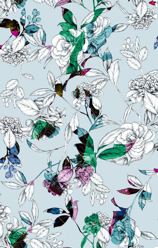 花朵印花华亿平台图片