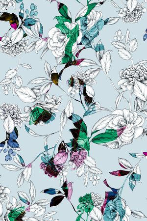 花朵印花华亿平台图片