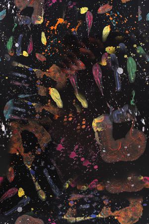 手绘印花华亿平台图片