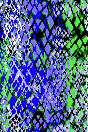 不规则几何印花华亿平台图片