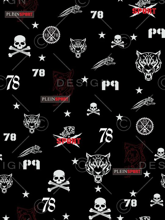 线条印花华亿平台图片