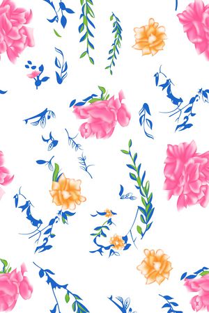 小碎花印花华亿平台图片