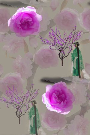 京剧印花华亿平台图片