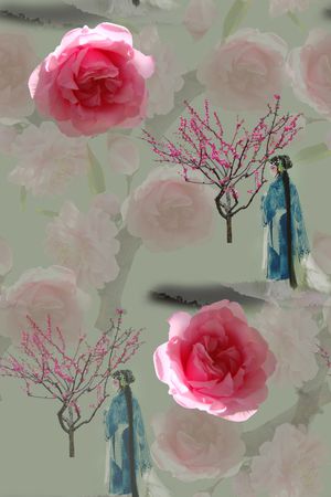 京剧印花华亿平台图片