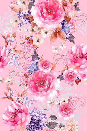 桃花印花华亿平台图片