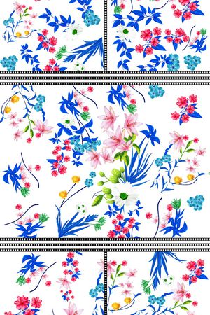 小碎花印花华亿平台图片