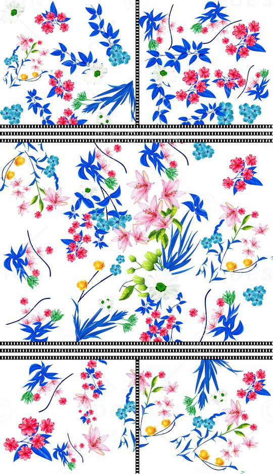 小碎花印花华亿平台图片