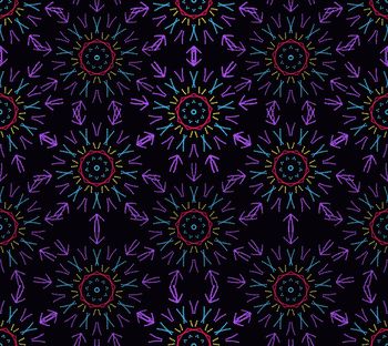 圆形印花华亿平台图片