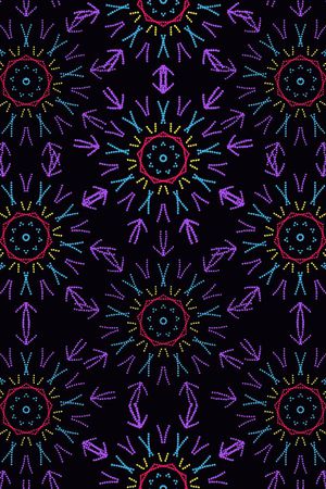 圆形印花华亿平台图片