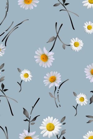 雏菊印花华亿平台图片