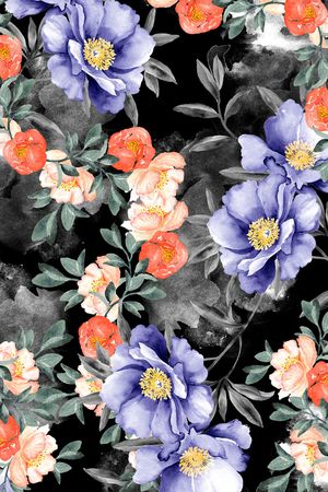 满版花印花华亿平台图片