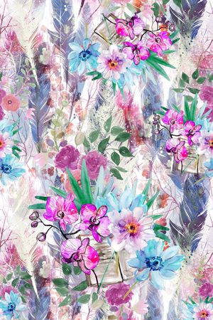 凌乱印花华亿平台图片