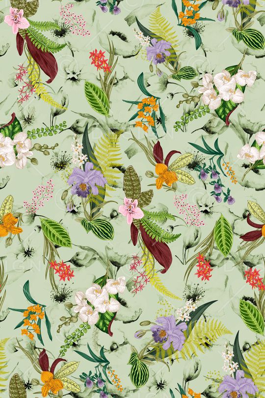 手绘印花华亿平台图片