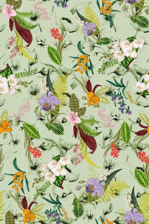 手绘印花华亿平台图片