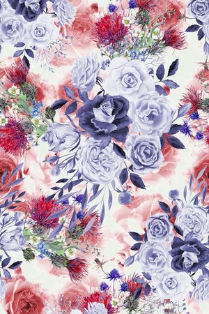 手绘印花华亿平台图片