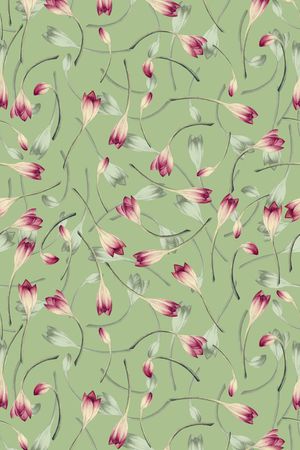 手绘印花华亿平台图片