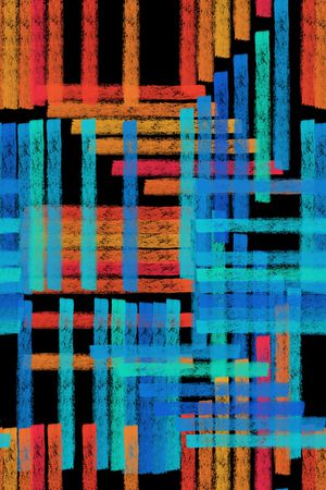 抽象时尚印花华亿平台图片