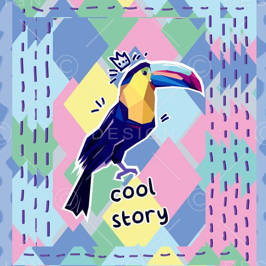 鸟印花华亿平台图片