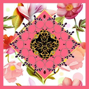 小方巾印花华亿平台图片