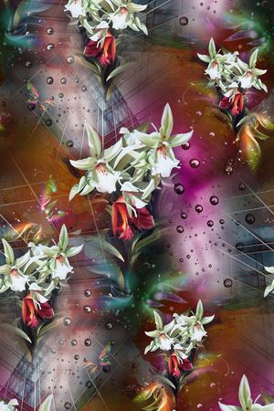 花朵印花华亿平台图片