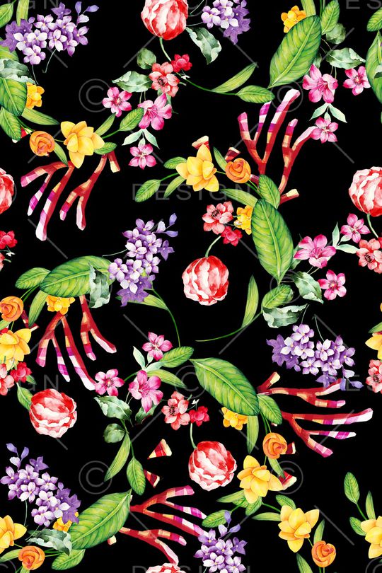 小碎花印花华亿平台图片