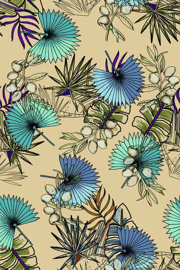 天堂花印花华亿平台图片