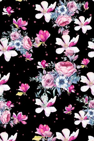 玫瑰印花华亿平台图片