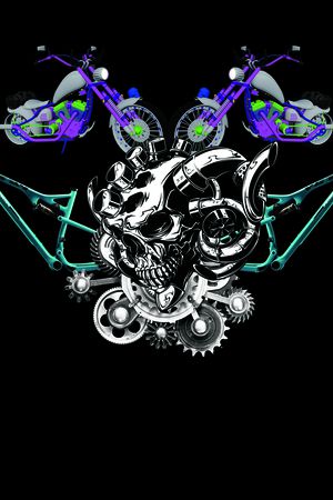 潮流图案印花华亿平台图片