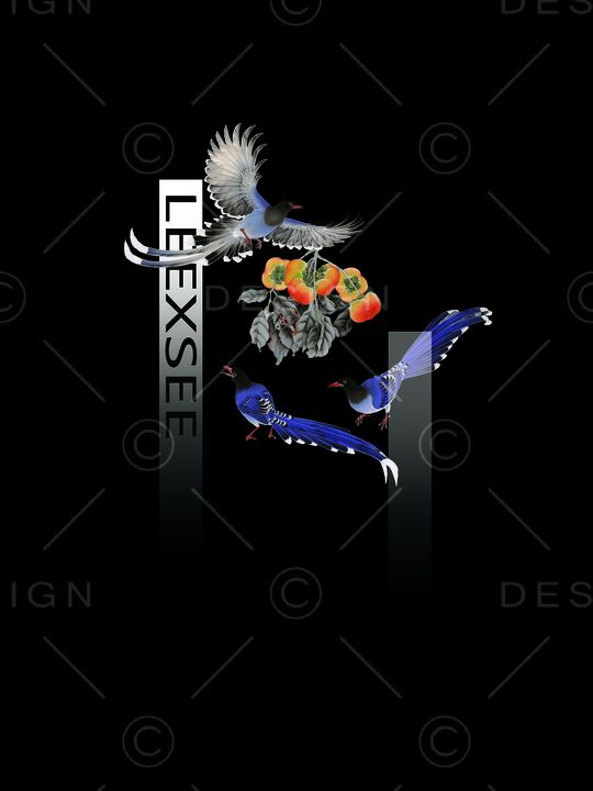 潮流图案印花华亿平台图片