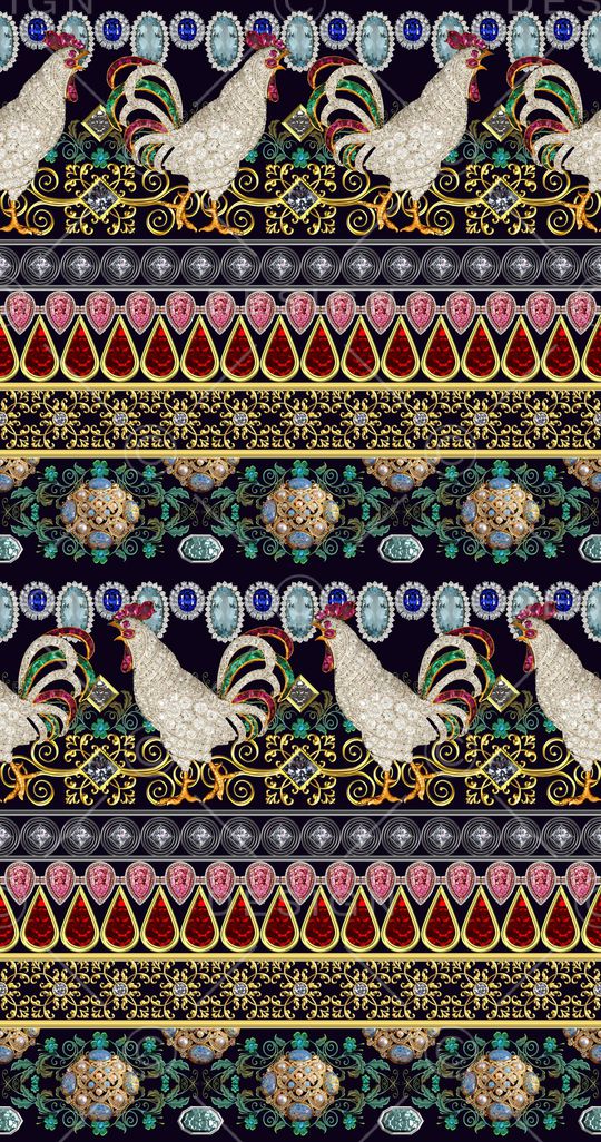 珠宝宝石印花华亿平台图片