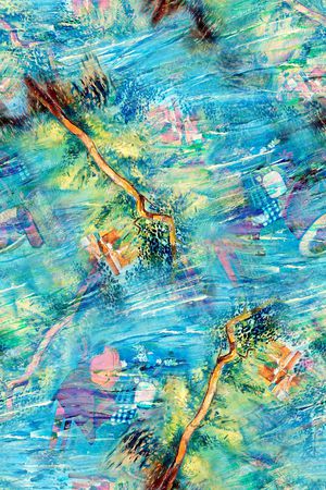 抽象印花华亿平台图片