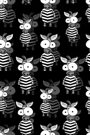 可爱抽象印花华亿平台图片