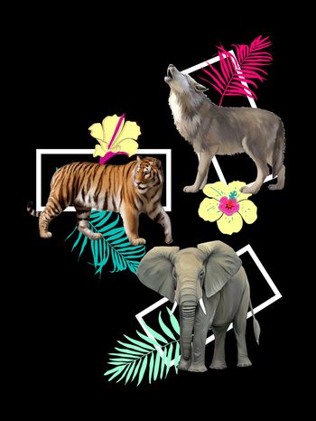 老虎印花华亿平台图片