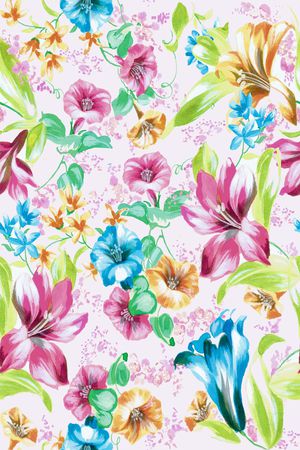 花朵印花华亿平台图片