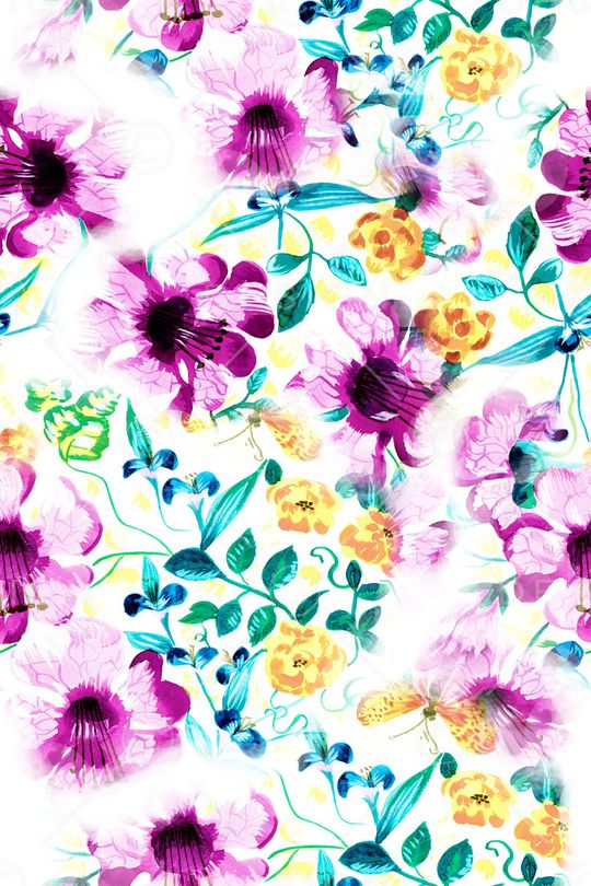 花朵印花华亿平台图片