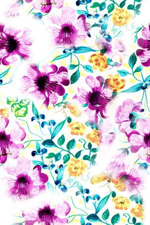 花朵印花华亿平台图片